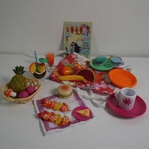 American Girl Love A Luau Food Set 18" Doll Tropical Beach Accessories